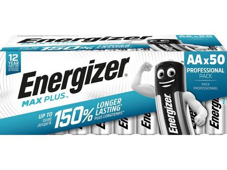 ENERGIZER Batteri ENERGIZER max Plus AA (50) (E303823700)