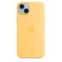 APPLE e - Back cover for mobile phone - MagSafe compatibility - silicone - sunglow - for iPhone 14 Plus