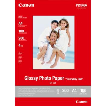 CANON Gp-501 Glossy Photo Paper A4  (BS0775B001AA)
