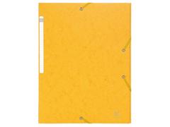 EXACOMPTA Strikkmappe EXACOMPTA A4 3klaff 425g gul
