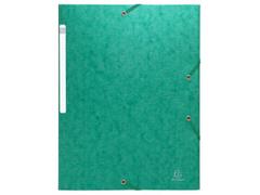 EXACOMPTA Strikkmappe EXACOMPTA A4 3klaff 425g grø