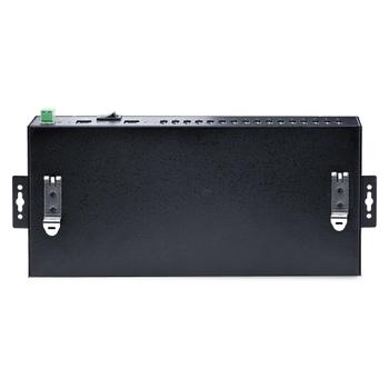 STARTECH 16-Port Industrial USB 3.0 Hub 5Gbps Mountable Terminal Block Power Up to 120W Shared USB Charging Dual-Host Hub/ Switch (5G16AINDS-USB-A-HUB)