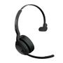 JABRA a Evolve2 55 MS Mono - Headset - on-ear - Bluetooth - wireless - active noise cancelling - USB-C via Bluetooth adapter - black - with charging stand - Zoom Certified,   Cisco Webex Certified,   Tencent Me (25599-899-989)