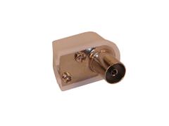 SANDBERG Antenneplugg, hunn, 9,5 mm (90 gr.) med skruterminaler