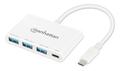 MANHATTAN Usb-C Dock/Hub, Ports (4): 