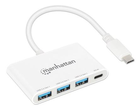 MANHATTAN Usb-C Dock/Hub, Ports (4):  (168434)