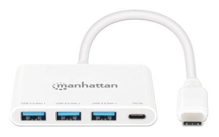 MANHATTAN Usb-C Dock/Hub, Ports (4):  (168434)