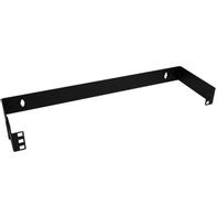StarTech 1U Hinged Wall Mount Patch Panel Bracket - 4 inch Deep - 19" Patch Panel Swing Rack for Shallow Network Equipment- 17lbs (WALLMOUNTH1) - Veggmonteringsbrakett - 1U - 19"