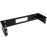StarTech 2U Hinged Wall Mount Patch Panel Bracket - 6 inch Deep - 19" Patch Panel Swing Rack for Shallow Network Equipment- 22lbs (WALLMOUNTH2) - Veggmonteringsbrakett - 2U - 19" (WALLMOUNTH2)