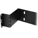 StarTech 2U Hinged Wall Mount Patch Panel Bracket - 6 inch Deep - 19" Patch Panel Swing Rack for Shallow Network Equipment- 22lbs (WALLMOUNTH2) - Veggmonteringsbrakett - 2U - 19" (WALLMOUNTH2)