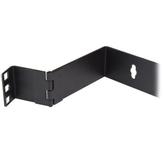 StarTech 1U Hinged Wall Mount Patch Panel Bracket - 4 inch Deep - 19" Patch Panel Swing Rack for Shallow Network Equipment- 17lbs (WALLMOUNTH1) - Veggmonteringsbrakett - 1U - 19" (WALLMOUNTH1)