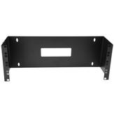 StarTech 4U Hinged Wall Mount Patch Panel Bracket - 6 inch Deep - 19" Patch Panel Swing Rack for Shallow Network Equipment- 33lbs (WALLMOUNTH4) - Veggmonteringsbrakett - 4U - 19" (WALLMOUNTH4)