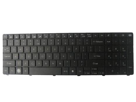 Acer Erstatningstastatur for bærbar PC - Spania - svart med sølvramme (60.M7LN1.021)