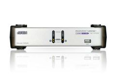 ATEN 2-Port USB VGA Dual-View KVM Switch with USB, Peripheral Support and Audio