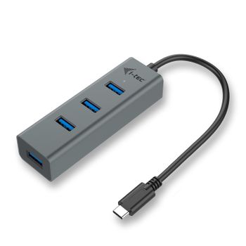 I-TEC USB-C Metal 4-port HUB 4x USB 3.0 passive (C31HUBMETAL403)