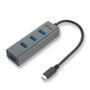 I-TEC USB-C 3.1 Metal HUB USB hub - 4 ports - Grå