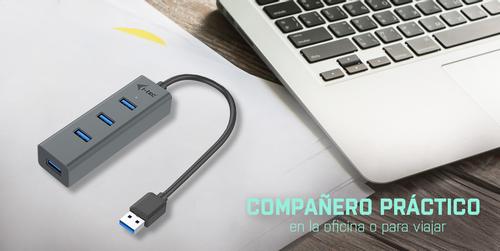 I-TEC USB 3.0 METAL 4-PORT HUB I-TEC USB 3.0 METAL 4-PORT HUB PERP (U3HUBMETAL403)