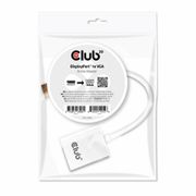 CLUB 3D Club3D Adapter DisplayPort > VGA aktiv St/Bu bulk