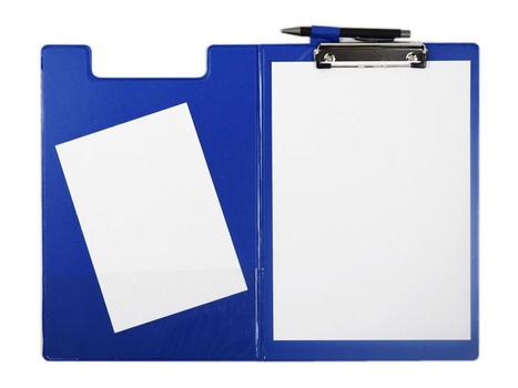 Stewart Superior Ordrebrett SUPERIOR A4+ dobbel blå (570-PVC-BU)