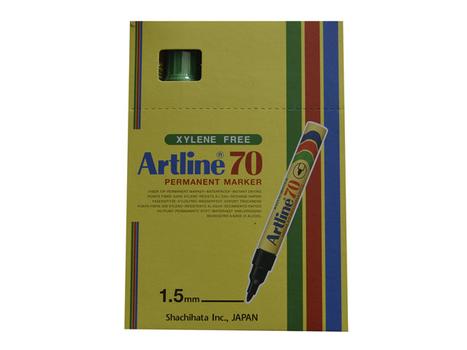 ARTLINE Marker, Artline, EK70, 1,5MM, Spids grøn, 3207004, pakke a 12 stk (3207004*12)