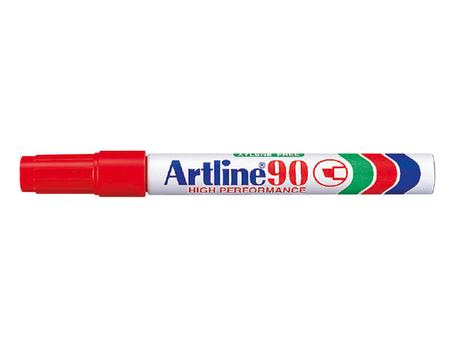 ARTLINE Marker Artline 90 permanent rød 2-5mm (3209002*12)