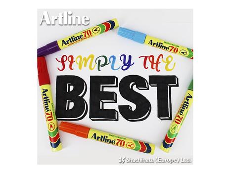 ARTLINE Marker, Artline, EK70, 1,5MM, Spids, rød 3207002, pakke a 12 stk (3207002*12)