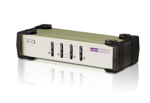 ATEN KVM-järjestelmäkytkin 1-4, OSD, VGA, USB ja PS/2 (CS84U-AT)