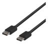 DELTACO DisplayPort cable, DP 1.4, 7680x4320 in 60Hz, 2m,