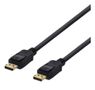 DELTACO DisplayPort Kabel - 2m - 4K UHD - DP 1.2 - Sort
