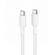 ALOGIC Elements PRO USB-C till USB-C laddningskabel 5A - 2m - Vit (ELPCC202-WH)