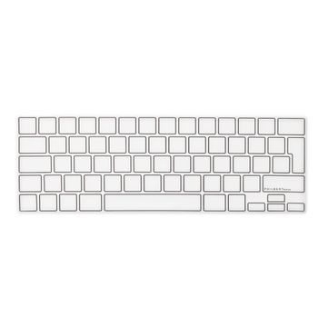 PHILBERT Tastaturcover til MacBook Pro med TouchBar13/ 15" - gennemsigtig/ sort (19-01-09)