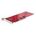 STARTECH QUAD M.2 PCIE SSD ADAPTER CARD WITH BIFURCATION PCIE 4.0 CTLR