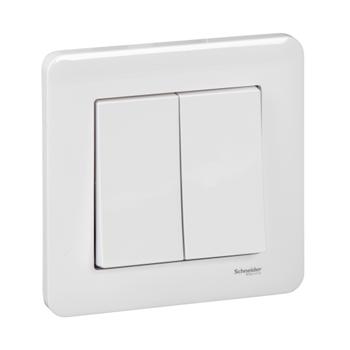 SCHNEIDER Exxact Strömställare kron skr BP Vit (WDE008217)