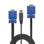 LINDY Combined KVM & USB Cable 2m (32186)