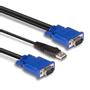 LINDY Combined KVM & USB Cable 2m (32186)
