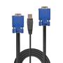 LINDY Combined KVM & USB Cable 1m (32185)