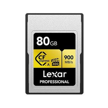 LEXAR Cfexpress Pro Gold R900/w800 (Vpg400) 80Gb (Type A) 80GB CFexpress-korttype A (LCAGOLD080G-RNENG)