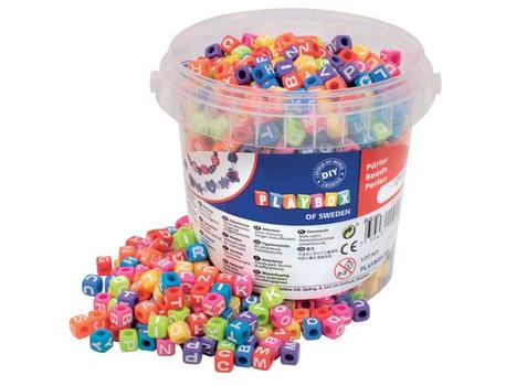 PLAYBOX Perler PLAYBOX bokstaver farger (2472144)