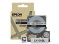 EPSON n LabelWorks LK-5ABJ - Matte - black on matte grey - Roll (1.8 cm x 8 m) 1 cassette(s) hanging box - tape - for LabelWorks LW-C410, LW-C610 (C53S672087)