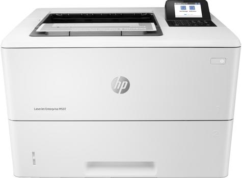 HP P LaserJet Enterprise M507dn - Printer - B/W - Duplex - laser - A4/Legal - 1200 x 1200 dpi - up to 50 ppm - capacity: 650 sheets - USB 2.0, Gigabit LAN, USB 2.0 host (1PV87A#B19)