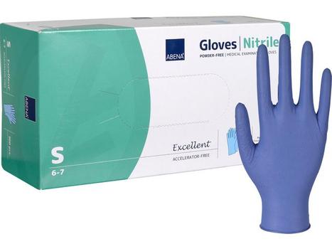 ABENA Hanske ABENA aksel.fri u/p S blå (200) (1000006804)