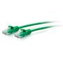 C2G 1FT/0.3M CAT6A SLIM PATCH 28AWG GREEN