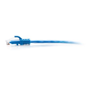 C2G 4ft (1.2m) Cat6a Snagless Unshielded (UTP) Slim Ethernet Network Patch Cable - Blue - Patch-Kabel - RJ-45 (M) zu RJ-45 (M) - 1.2 m - 4.8 mm - UTP - CAT 6a - ohne Haken, geformt - Blau (C2G30128)