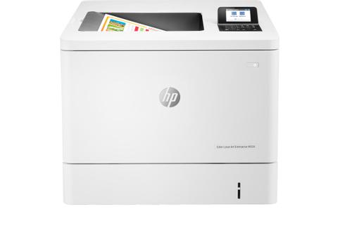 HP LaserJet Enterprise M554dn - Skrivare - färg - Duplex - laser - A4/Legal - 1200 x 1200 dpi - upp till 33 sidor/ minut (mono)/ upp till 33 sidor/ minut (färg) - kapacitet: 650 ark - USB 2.0, Gigabit LAN, (7ZU81A#B19)