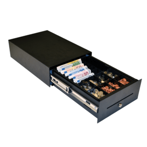 APG CASH DRAWER 275X37X120 1L2S BLACK-MUL-K75SA I8C6VN-AC PERP (NANO-0006)