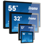 IIYAMA ProLite TF2234MC-B7AGB - LED monitor - 22" (21.5" viewable) - open frame - touchscreen - 1920 x 1080 Full HD (1080p) @ 60 Hz - IPS - 350 cd/m² - 1000:1 - 8 ms - HDMI, VGA, DisplayPort - black