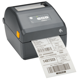 ZEBRA Direct Thermal Printer ZD421, 203 dpi, USB, USB Host, Ethernet, BTLE5, EU and UK Cords, Swiss Font, EZPL (ZD4A042-D0EE00EZ)