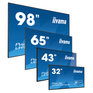 IIYAMA 43inch LCD UHD - 43inch Super Slim, 3840x2160,  4K UHD, VA panel (LH4370UHB-B1)