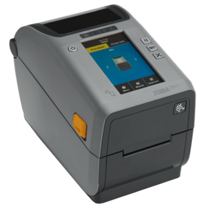 ZEBRA Thermal Transfer Printer (74M) ZD611, Color Touch LCD_ 203 dpi, USB, USB Host, Ethernet, BTLE5, EU and UK Cords, Swiss Font, EZPL (ZD6A122-T0EE00EZ)