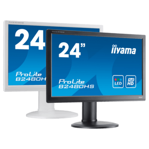 IIYAMA a ProLite XUB2494HS-B2 - LED monitor - 24" (23.8" viewable) - 1920 x 1080 Full HD (1080p) @ 75 Hz - VA - 250 cd/m² - 3000:1 - 4 ms - HDMI, DisplayPort - speakers - matte black (XUB2494HS-B2)